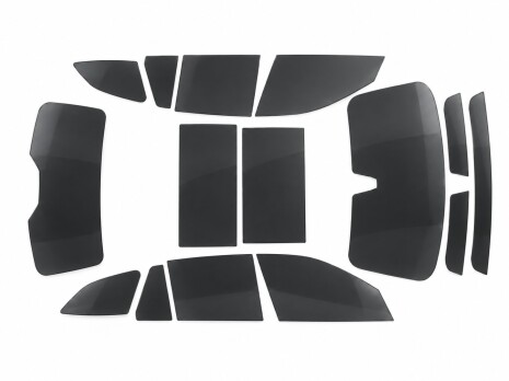 Film solaire pr�d�coup� pour les vitres s�lectionn�es du v�hicule.